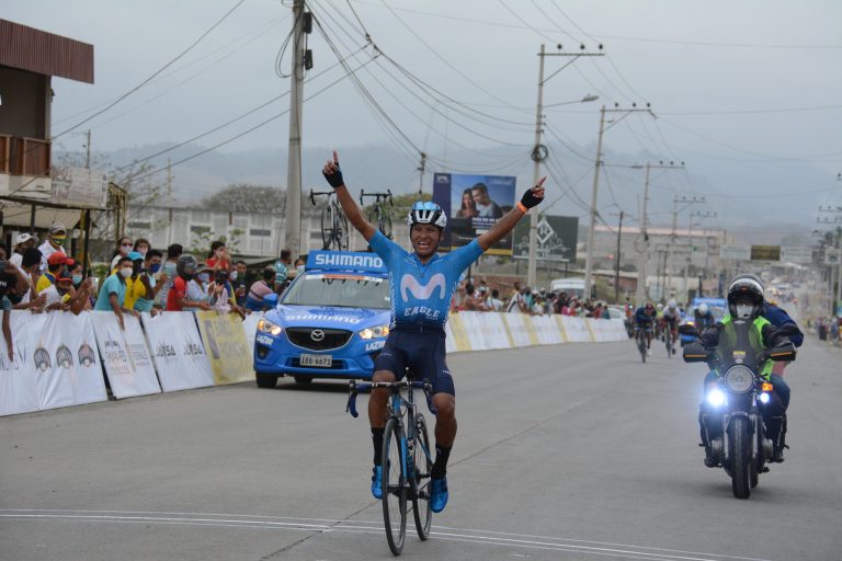 Cristian Toro es el primer líder de la Vuelta al Ecuador