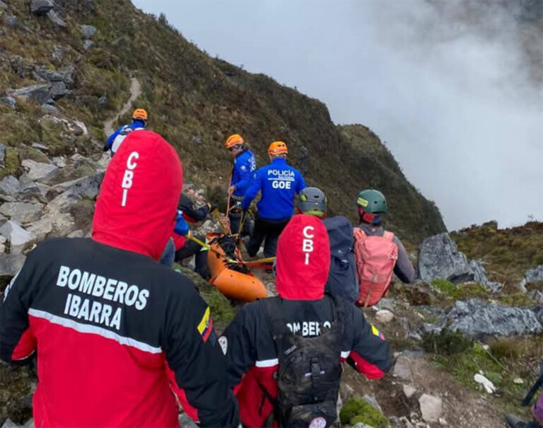 OPERACIÓN DE RESCATE EN EL VOLCÁN IMBABURA CULMINA CON LA LOCALIZACIÓN DEL CUERPO DE UN TURISTA