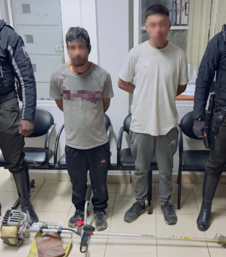 DOS APREHENDIDOS POR ROBO A UN DOMICILIO