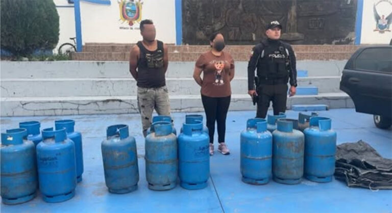 DESMANTELAN RED DE TRÁFICO DE GAS CON DESTINO FINAL COLOMBIA EN IBARRA
