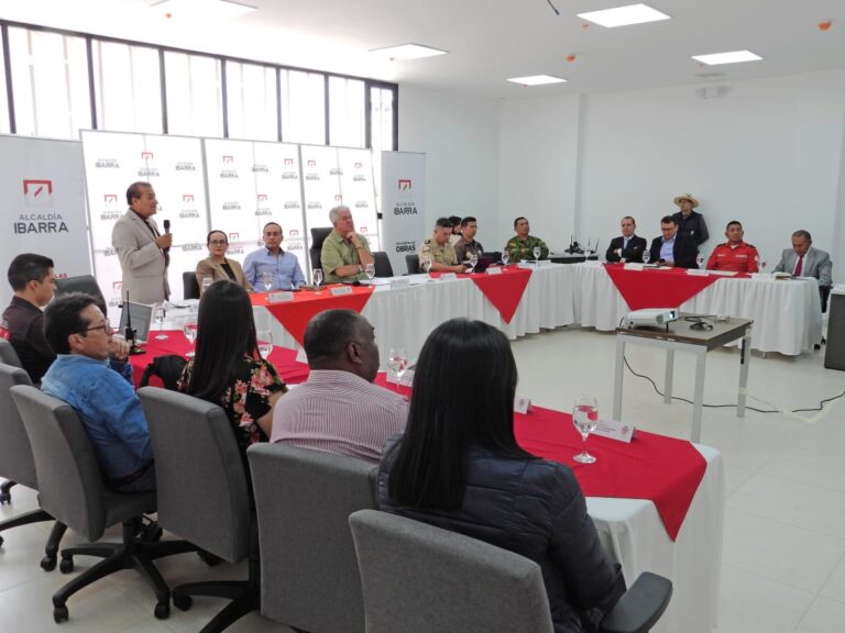 AUTORIDADES DE IBARRA CONSOLIDAN ALIANZAS PARA FORTALECER LA SEGURIDAD CON NUEVOS RECURSOS Y ESTRATEGIAS