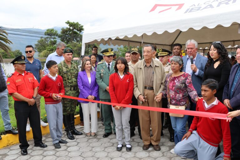 AUTORIDADES DE IBARRA INAUGURAN CENTRO ESTRATÉGICO DE SEGURIDAD EN YAHUARCOCHA
