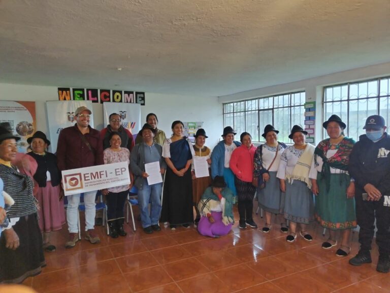 LA EMPRESA PÚBLICA MUNICIPAL DE FAENAMIENTO DE IBARRA (EMFI-EP) Y LA ASOCIACIÓN JAMBI GIHUA FIRMÁN CONVENIO PARA FORTALECER LA CADENA OVINA